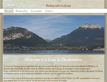 Tablet Screenshot of lafermedelacharbonniere.com